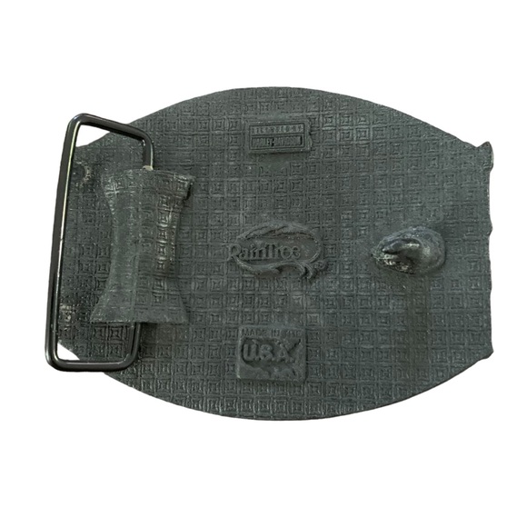 Vtg Harley Davidson Motorcycle 1970s Bald Eagle Made in USA Pewter Belt Buckle - Picture 6 of 10